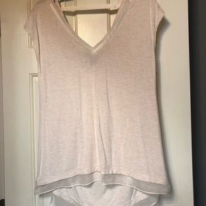 White House Black Market Cream Blouse